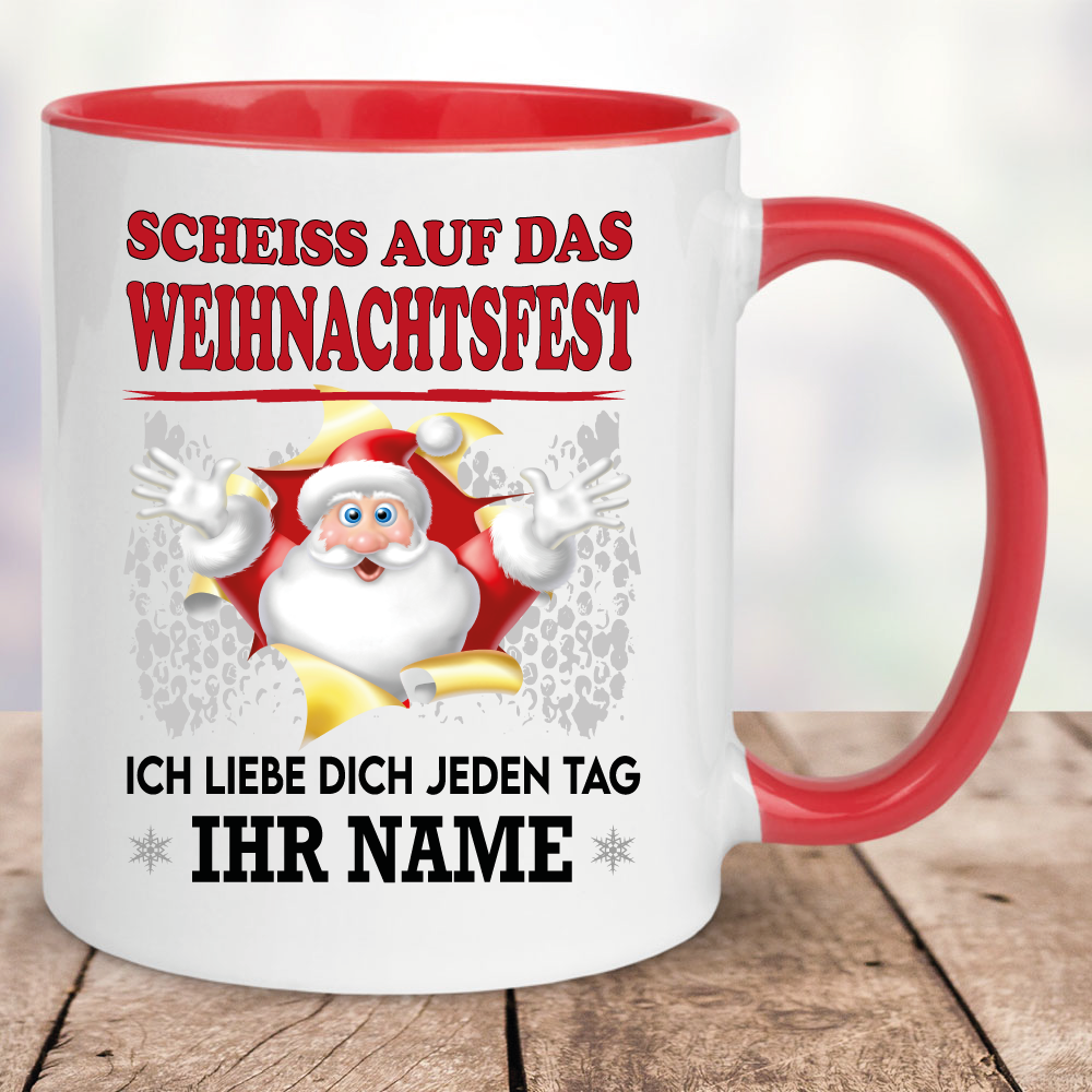 Weihnachtstasse Ich liebe dich