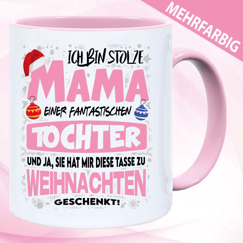 Tasse Weihnachten / Weihnachtstasse Mama fantastische Tochter