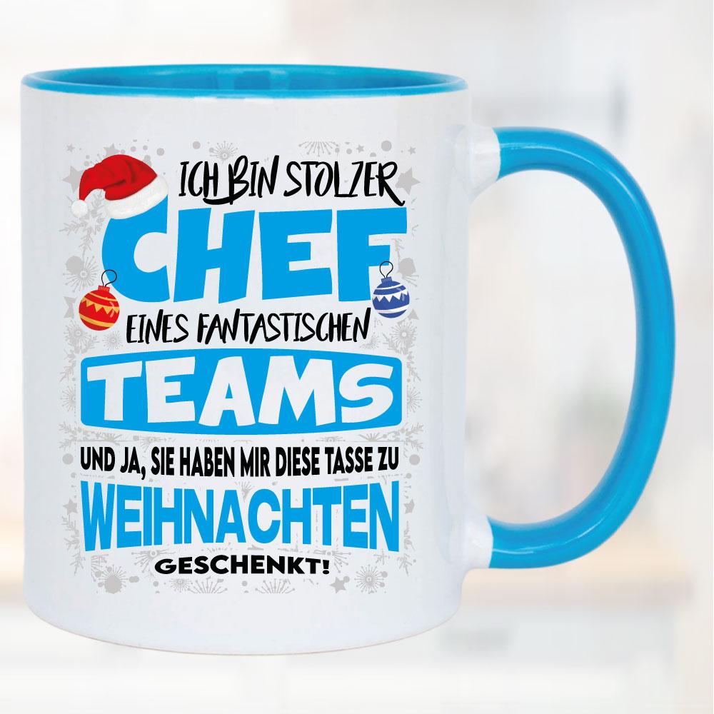 Weihnachten Stolzer Chef