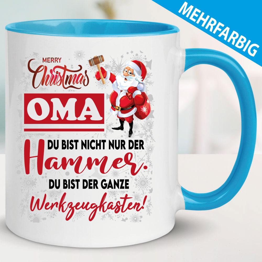 Tasse Weihnachten / Weihnachtstasse Oma ist der Hammer