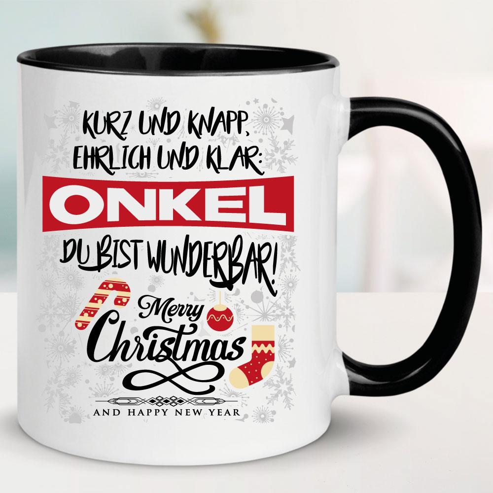 Weihnachtstasse Bester Onkel