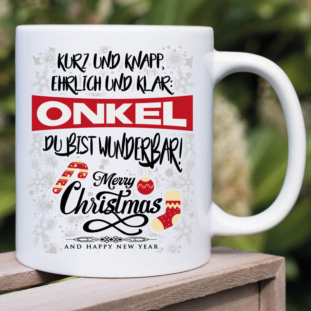 Weihnachtstasse Bester Onkel