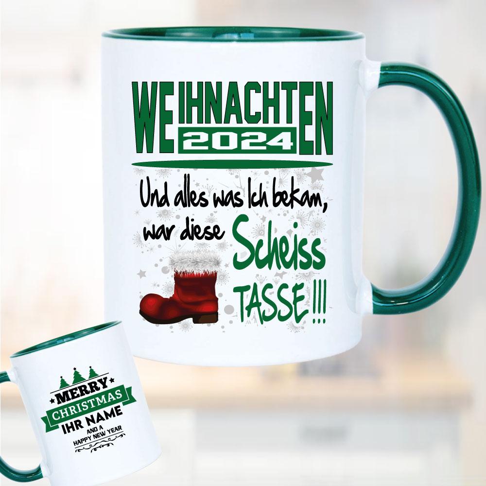 Weihnachten Scheiss Tasse