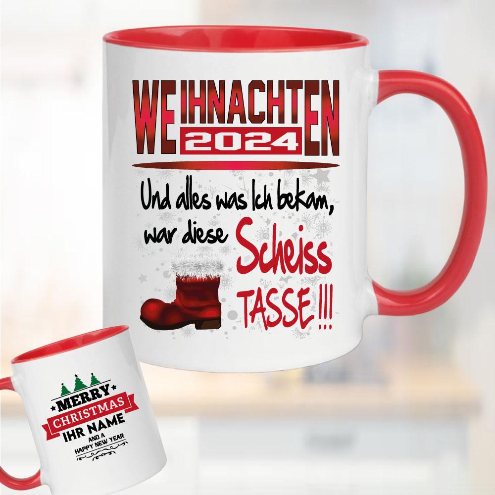 Weihnachten Scheiss Tasse