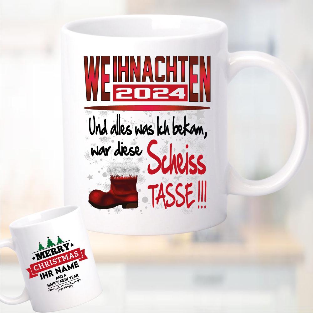 Weihnachten Scheiss Tasse