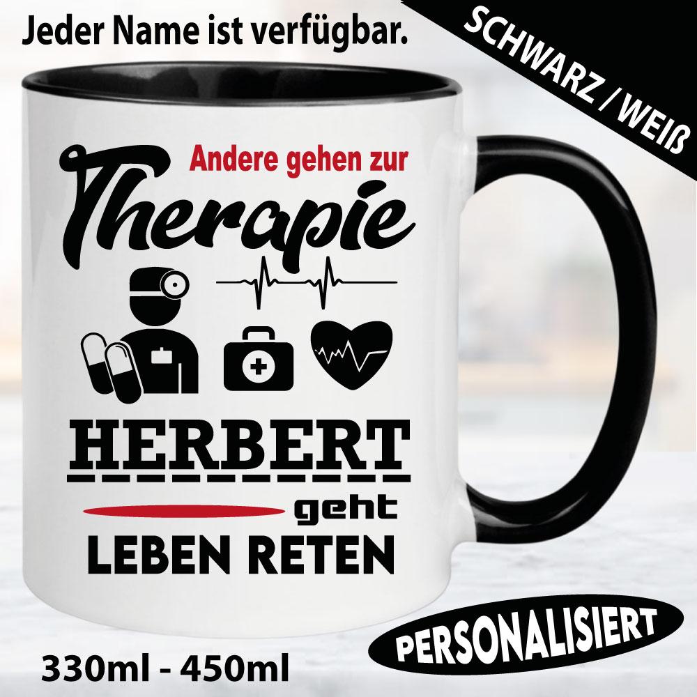 Tasse Beruf Name Arzt Sanitäter