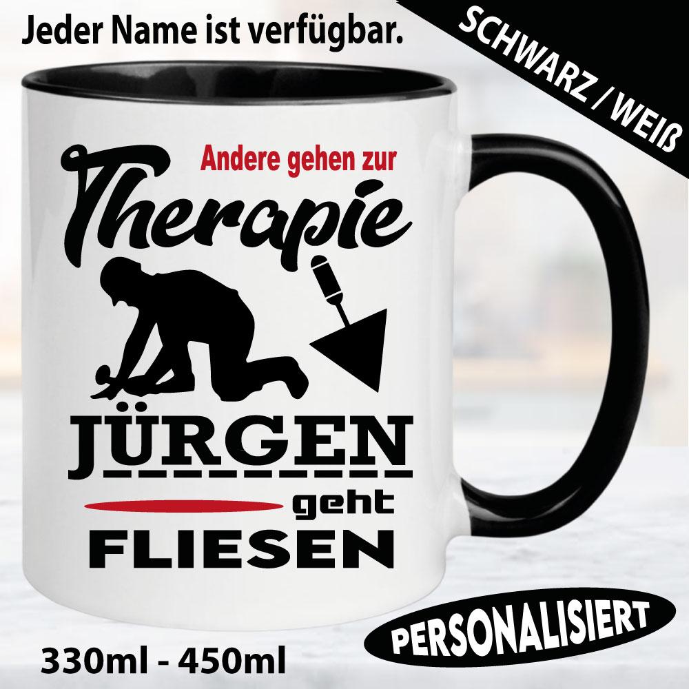 Tasse Beruf Name Fliesenleger/in