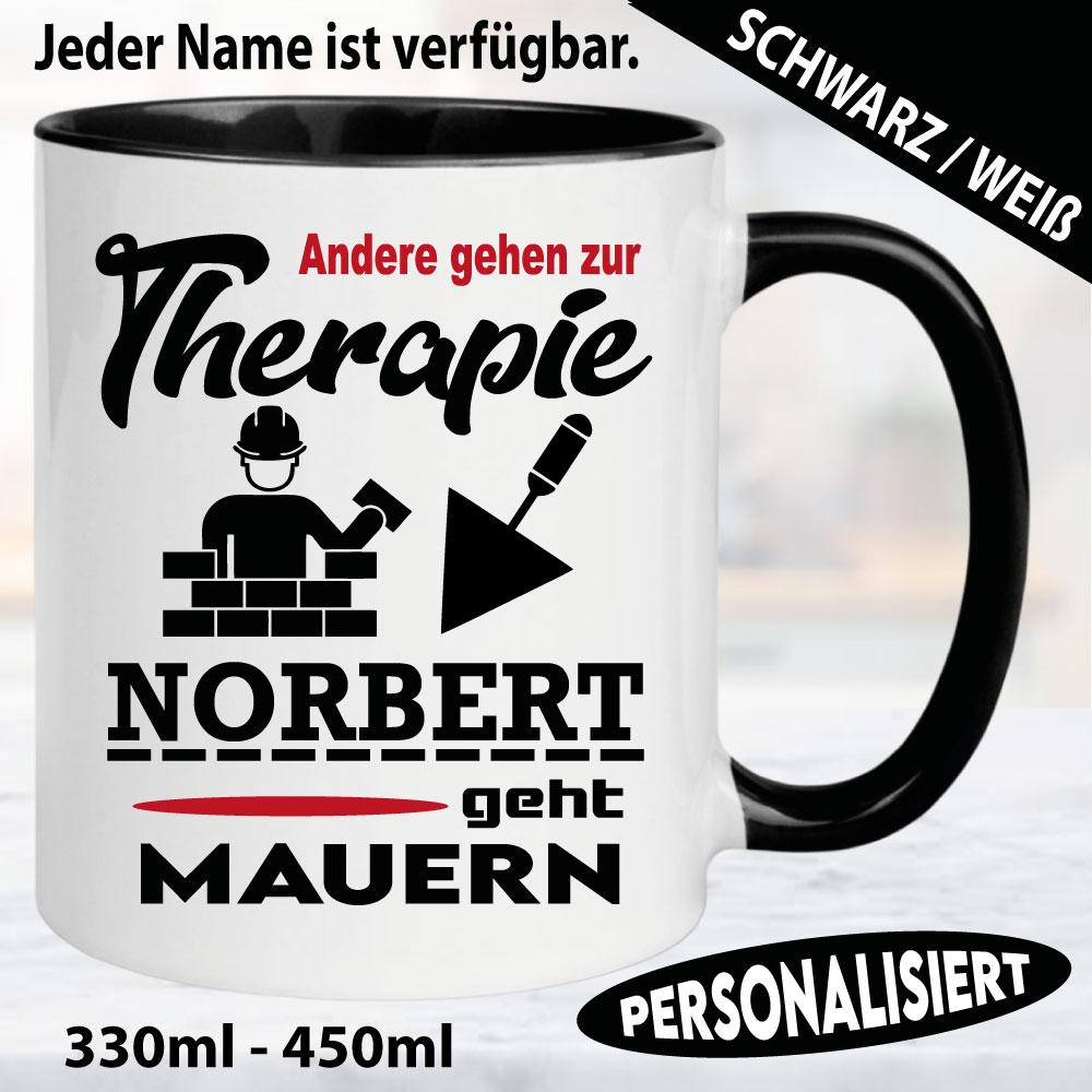 Tasse Beruf Name Maurer/in