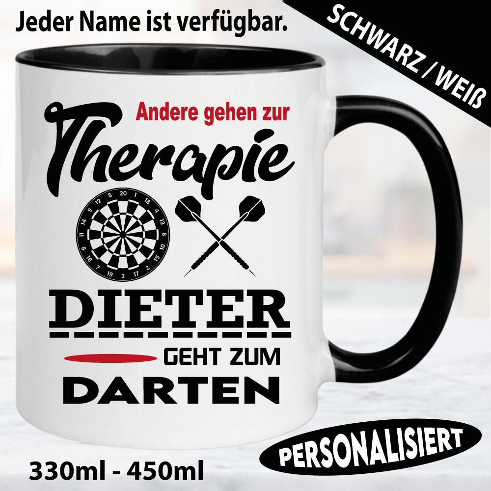 Sporttasse Dart Personalisiert mit Name