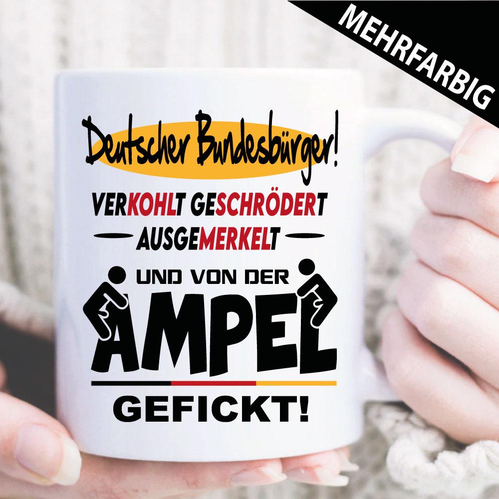 Deutsche Bürger von der Ampel gefickt