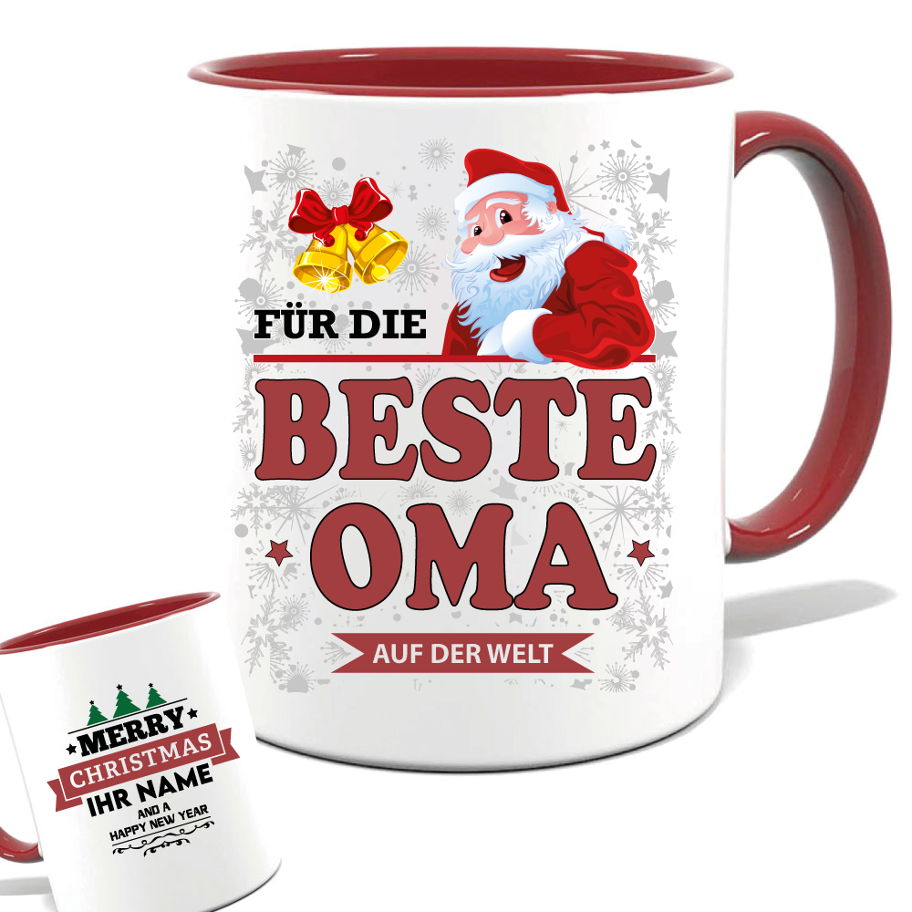 Weihnachtstasse für die Oma