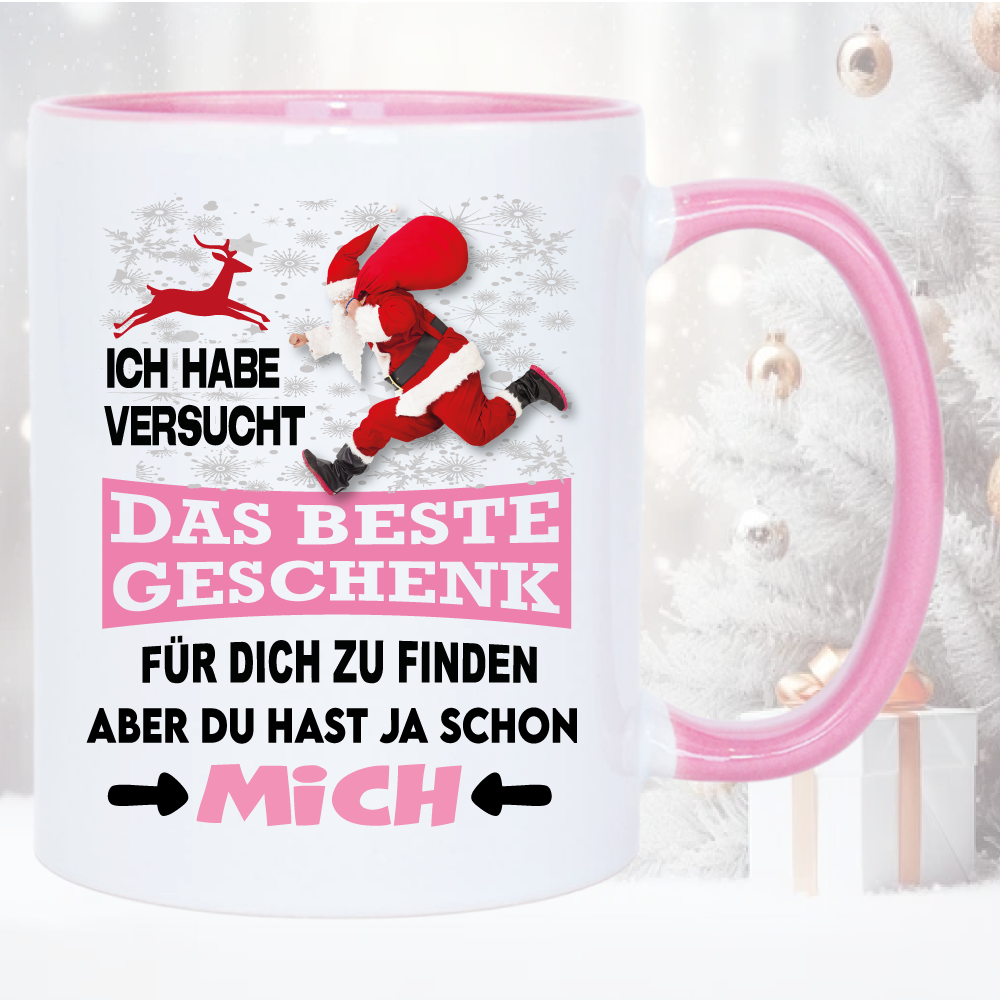 Weihnachtstasse Du hast mich