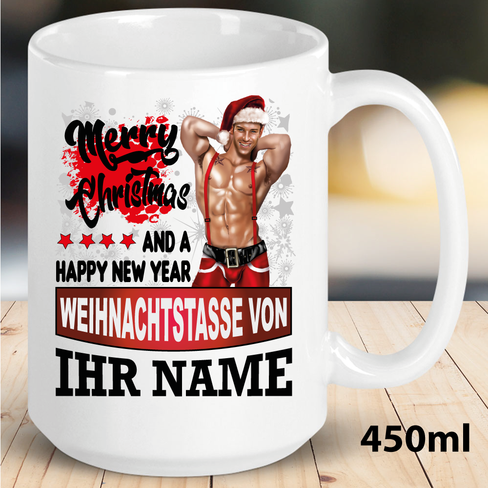 Weihnachtstasse Sexy für die Frau