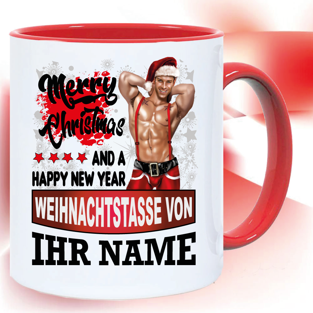 Weihnachtstasse Sexy für die Frau