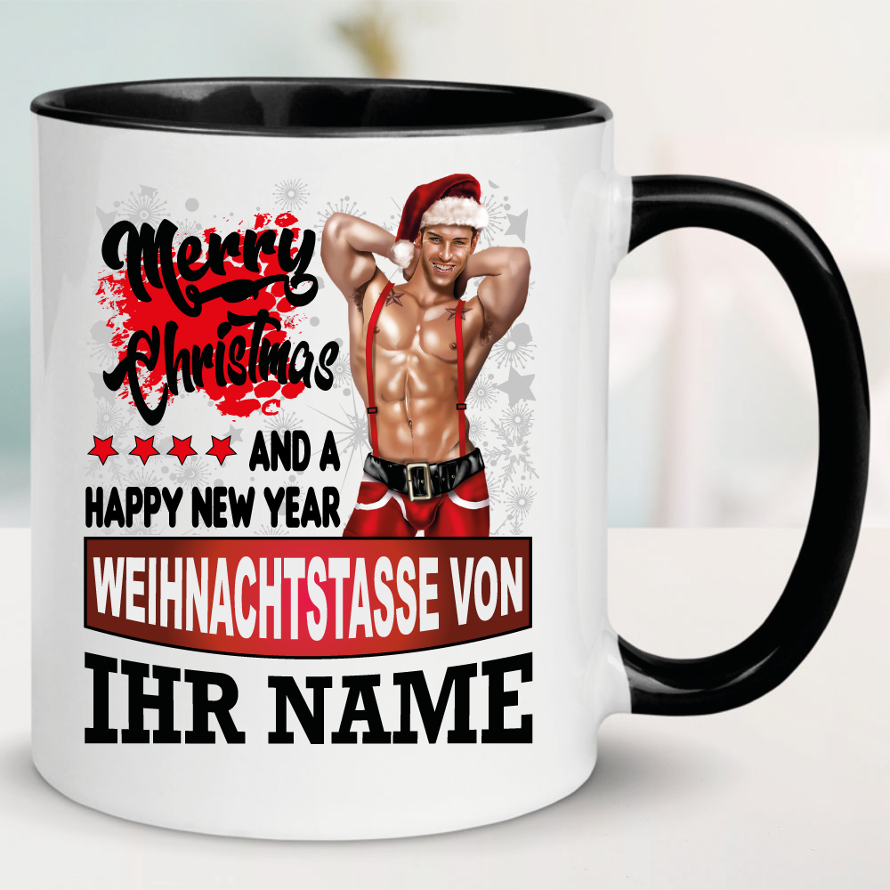 Weihnachtstasse Sexy für die Frau