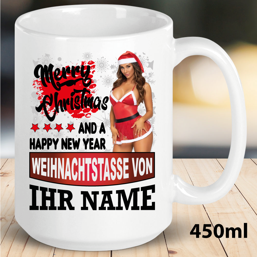 Weihnachtstasse Sexy für den Mann