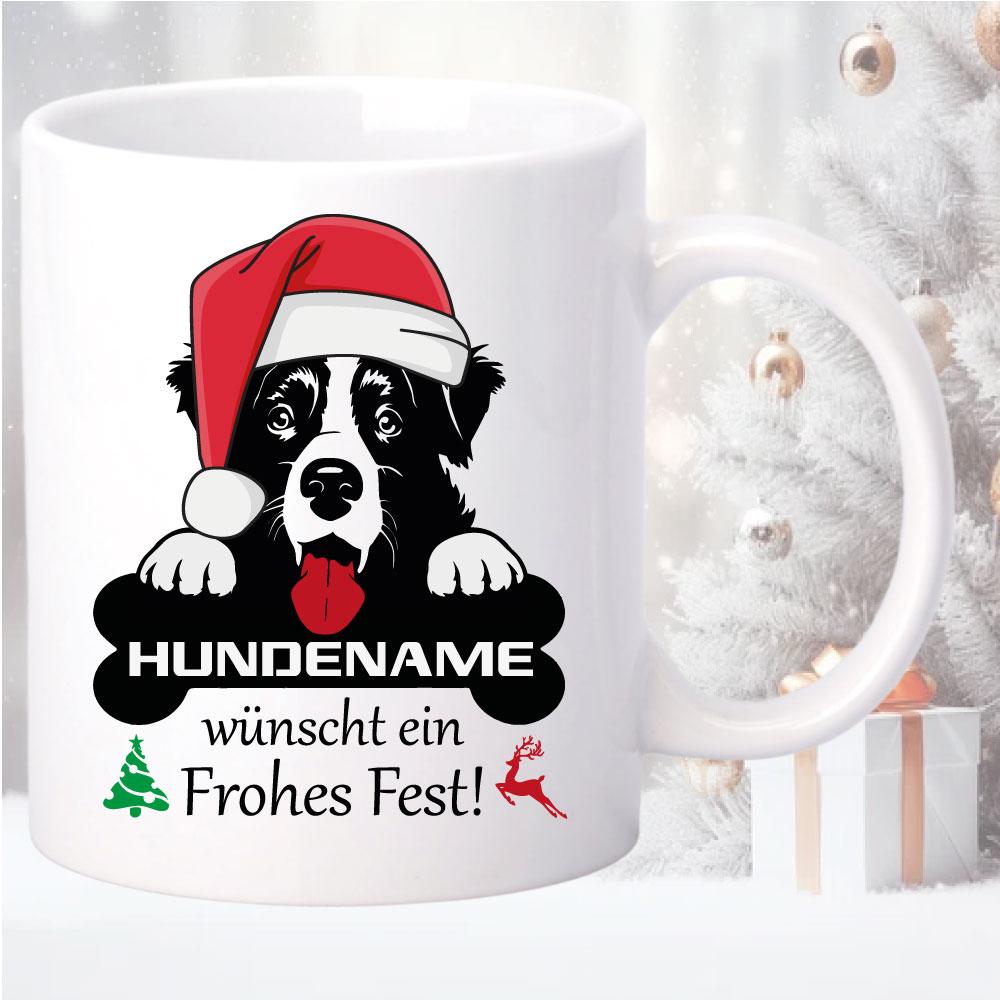 Christmas Hundemotiv Border-Collie