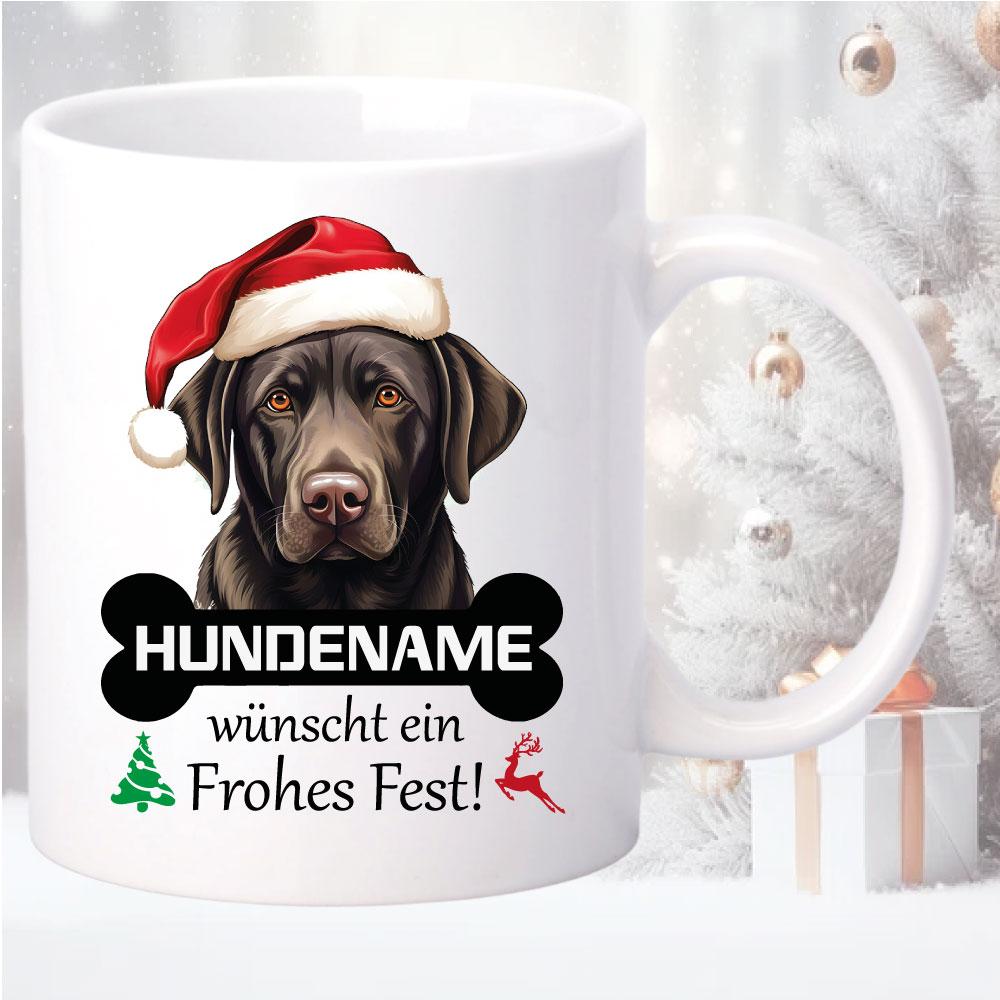 Christmas Hundemotiv Labrador