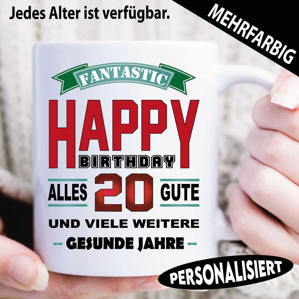 Tasse Geburtstag Retro Fantastic Birthday